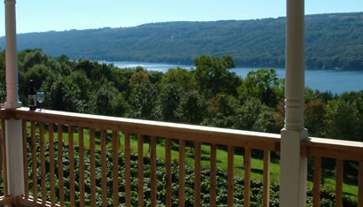 View of Keuka Lake from our Deck
